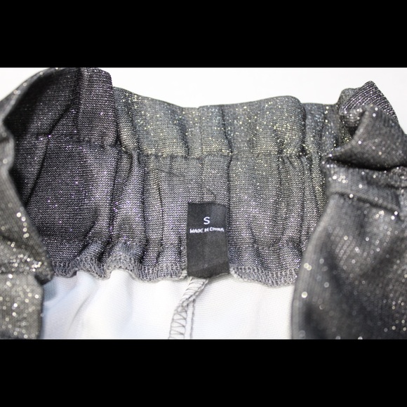 glitter paper bag shorts - Picture 3 of 3